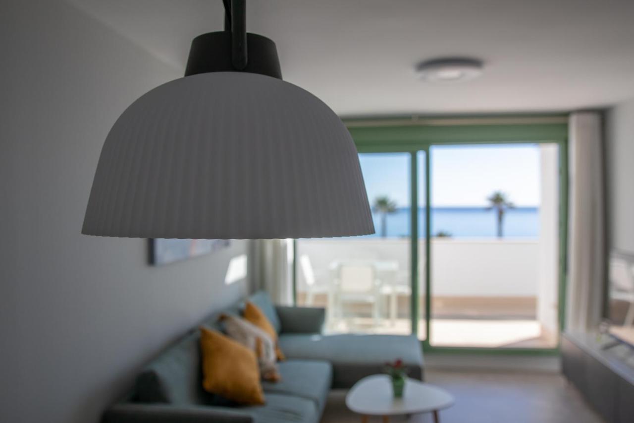 Precioso Apartamento Frente A La Playa Con Piscina 모야카 외부 사진