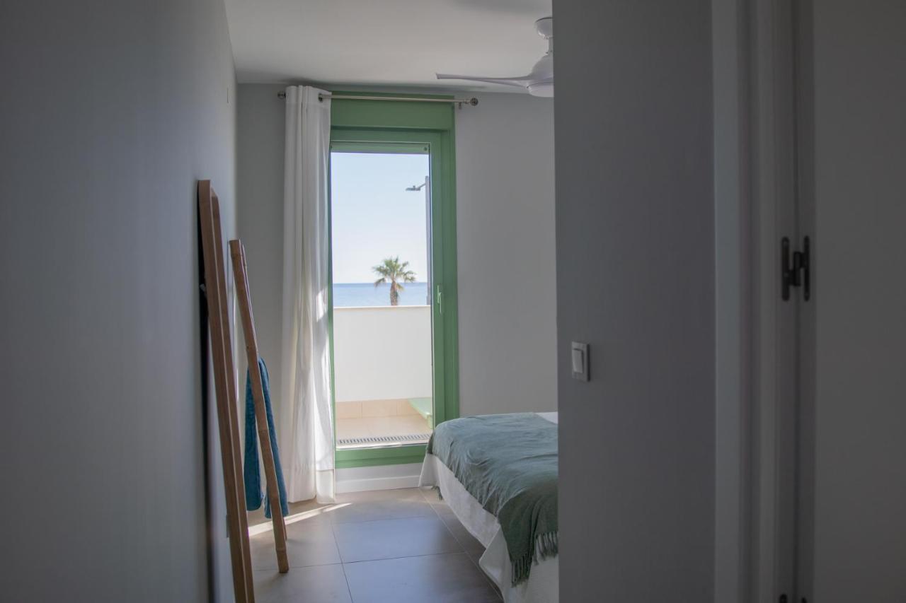Precioso Apartamento Frente A La Playa Con Piscina 모야카 외부 사진