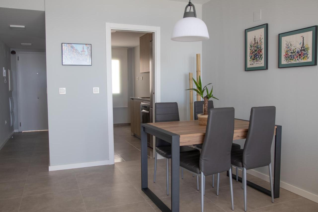 Precioso Apartamento Frente A La Playa Con Piscina 모야카 외부 사진